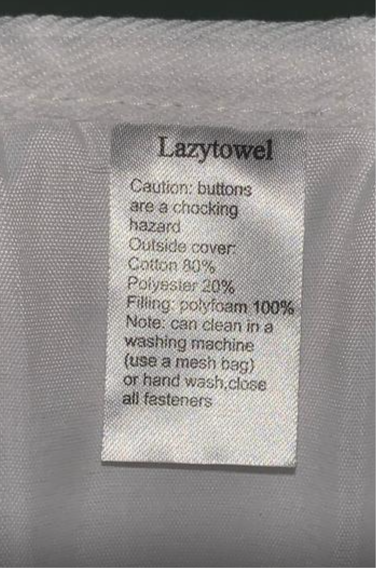 2x Lazytowel. Blueish-gray striped.